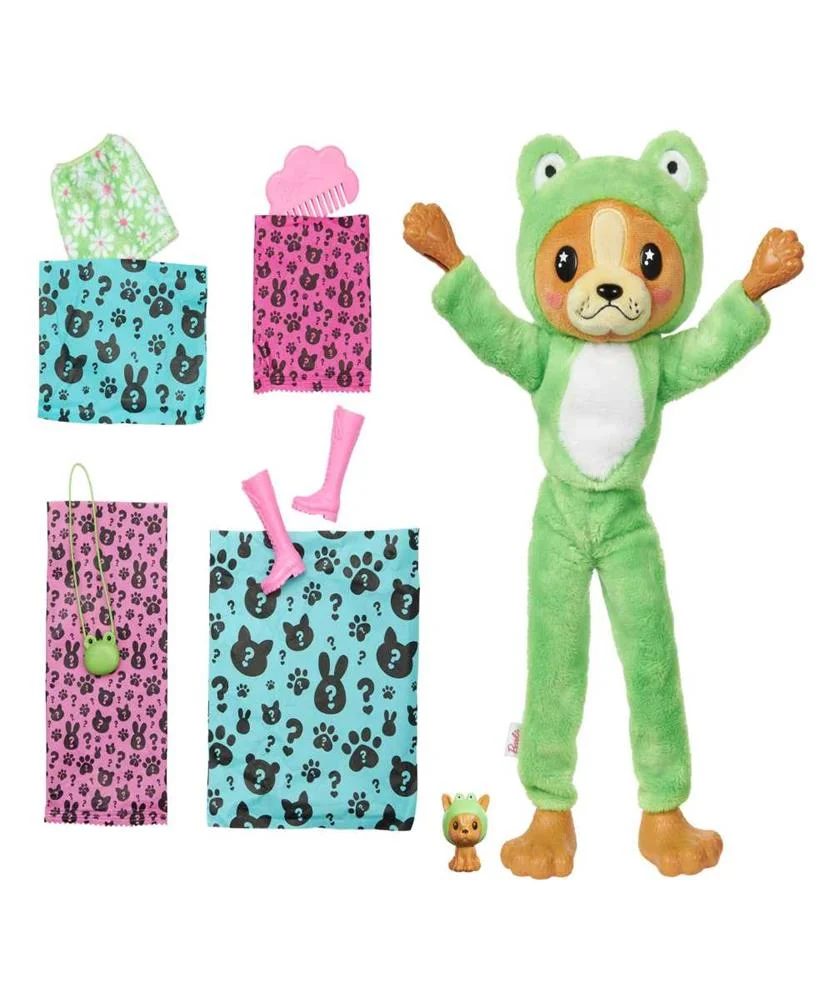 Boneca Barbie Cutie Reveal Chien Grenouille 