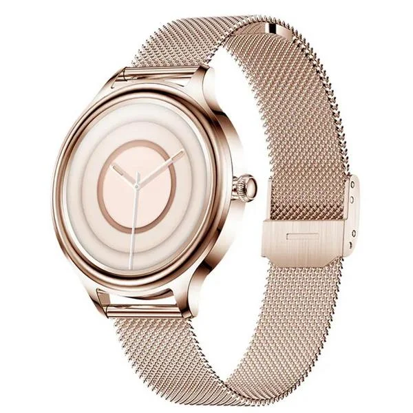 Smartwatch dourado Kumi K3