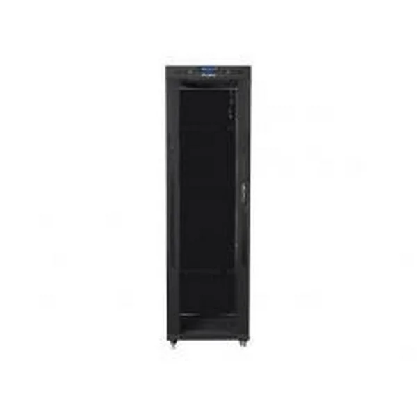 ARMÁRIO RACK DE PISO 19" 42U PORTA VIDRO PRETO