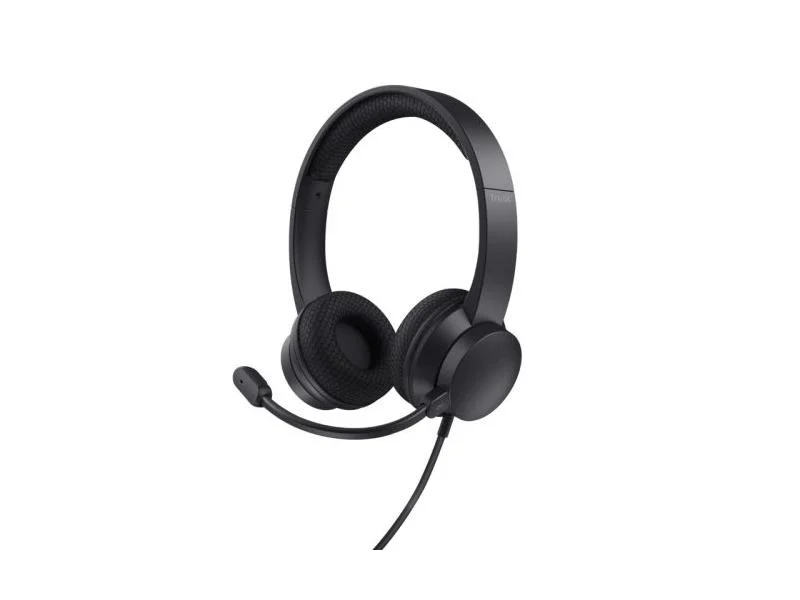 Auscultadores Headset Ayda C/ Adaptador Ubs-C Preto - Trust