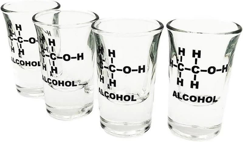 Monkey - Copos de shot com fórmula de álcool 4 und