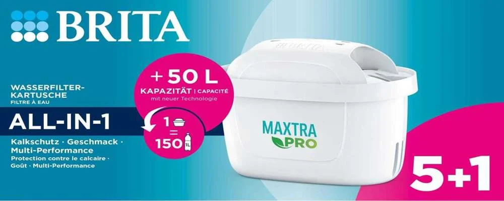 Brita Maxtra Pro All-In-1 Allin1 Filterkartuschen 5+1 (120559)