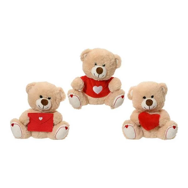 Ursinho de Peluche Especial S&atilde;o Valentim de 15cm .