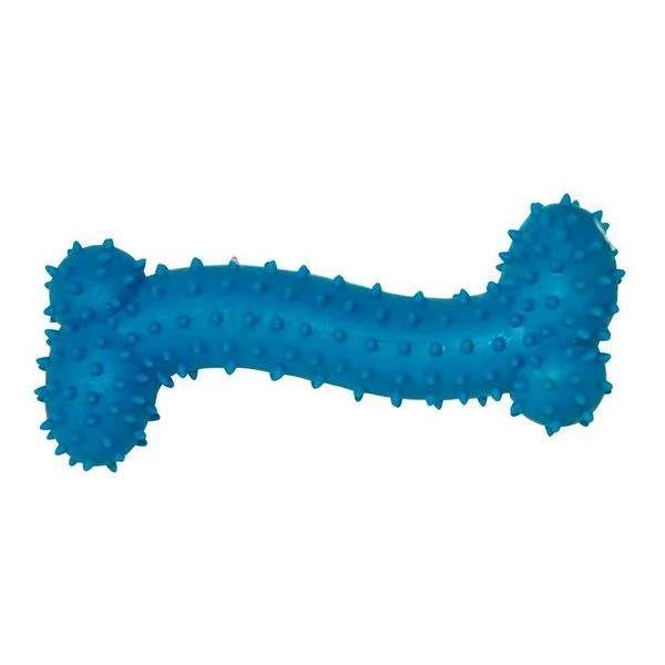 Mini Osso de Borracha com Picos 11cm Nayeco
