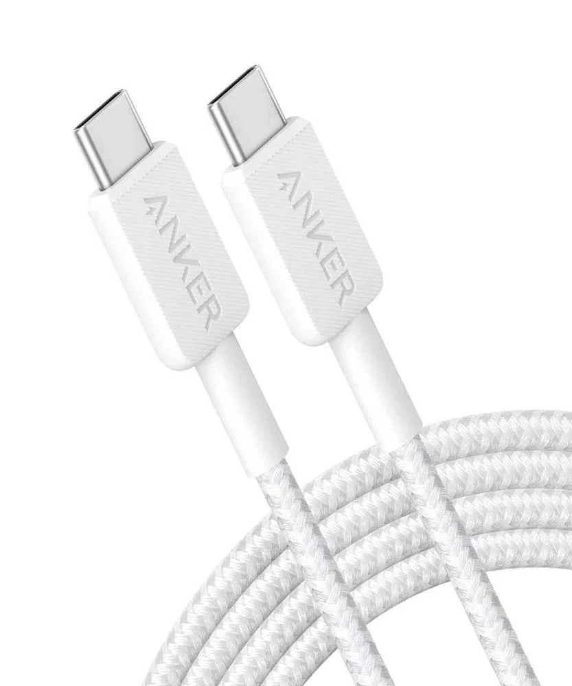 Cable Anker 322 Usb-C a Usb-C 1,8m 60w Blanco