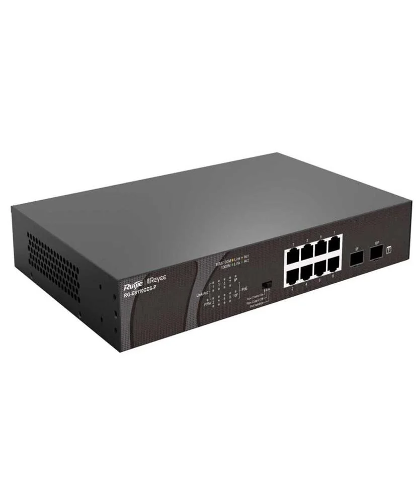 Switch Ruijie Reyee Rg-Es110gds-P 5-Port 10/100 M.