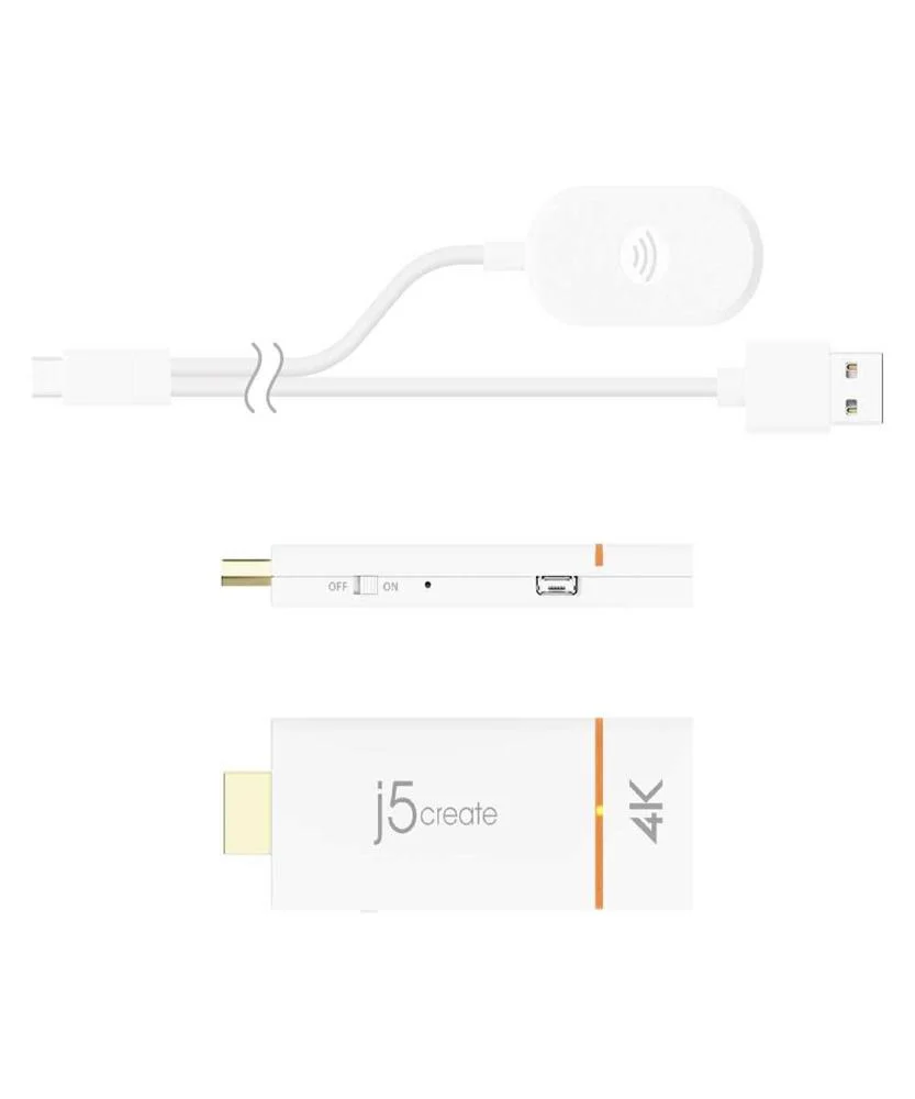 J5CREATE JVAW76 RECEPTOR AV BRANCO