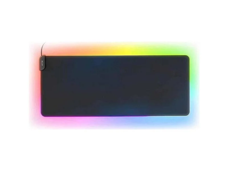 Hyte Cnvs Intense Play Mat Qrgb Gaming Mouse Pad - Black