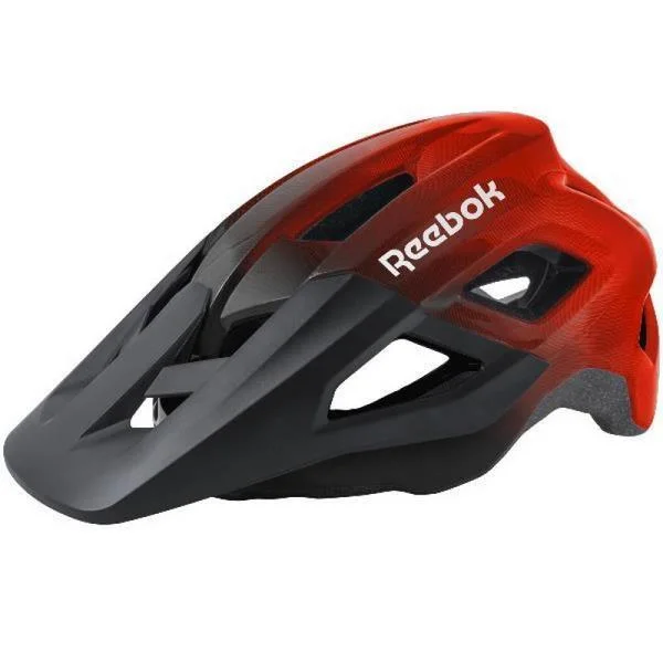 Capacete de Ciclismo para Adultos Reebok Rk-Hmtbks33l-Kr Viseira Preto Vermelho 