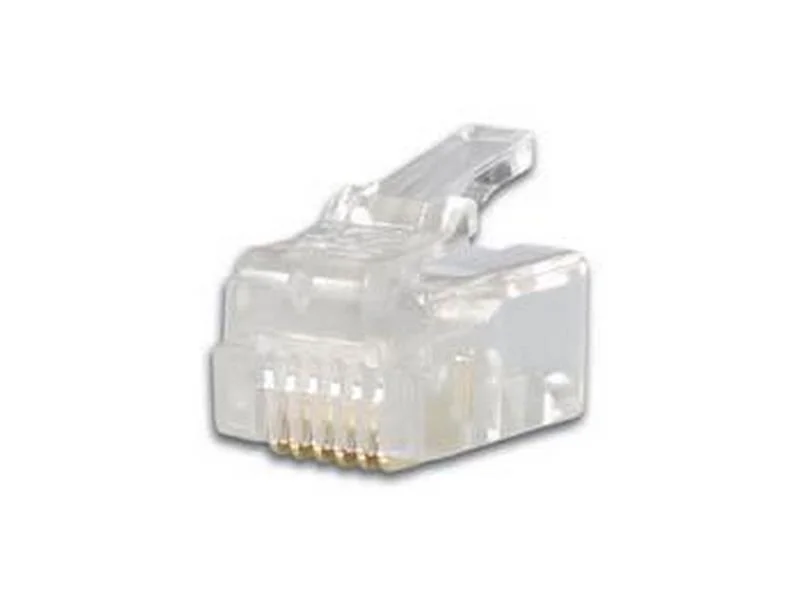 Conector Modular RJ12 6P6C