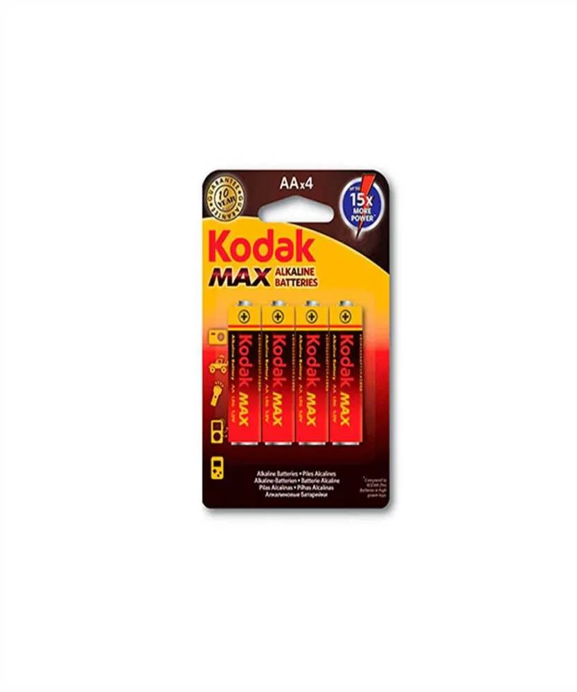 Kodak Max Alkaline AA Battery (4 Pack)