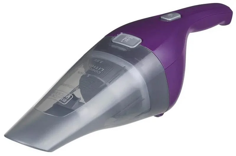Black & Decker Nvc115w Handheld Vacuum Grey  Purple Bagless