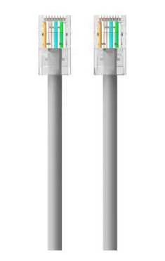 Belkin Rj45-Rj45, Cat6, 1m Cable de Red Gris