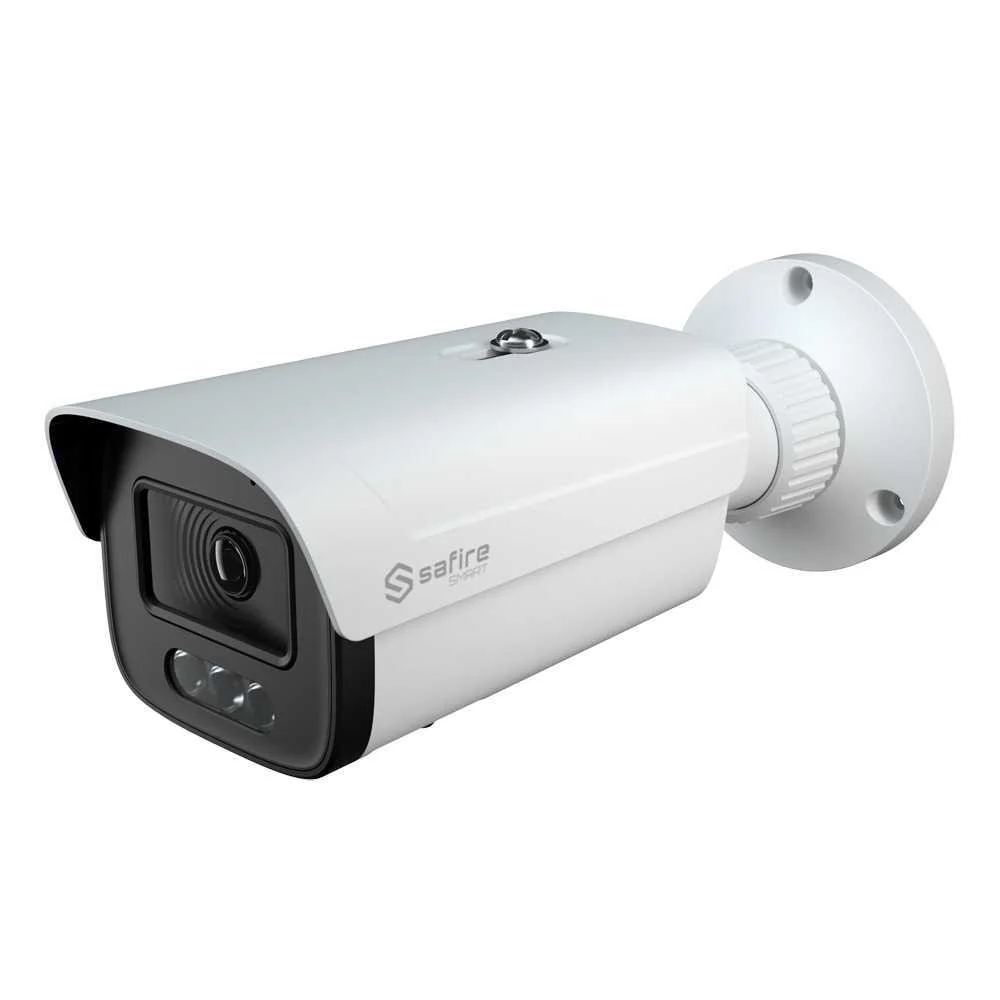 Safire Smart - Gama de Câmaras Ip Bullet I1 com Dissuasão Ativa - Resolução 8 Megapixel (3840x2160) 