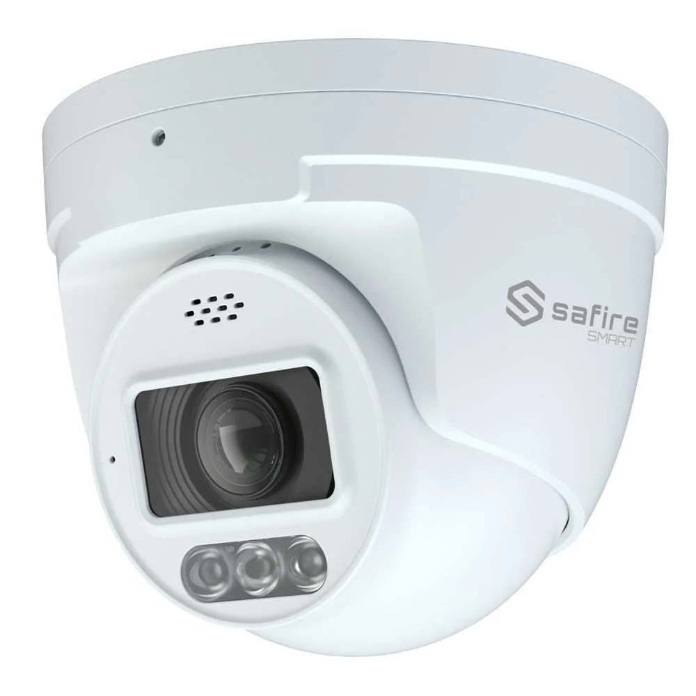 Safire Smart - Câmara Turret Ip Gama I1 com Dissuasão Ativa - Resolução 8 Megapixel (3840x2160) - Le