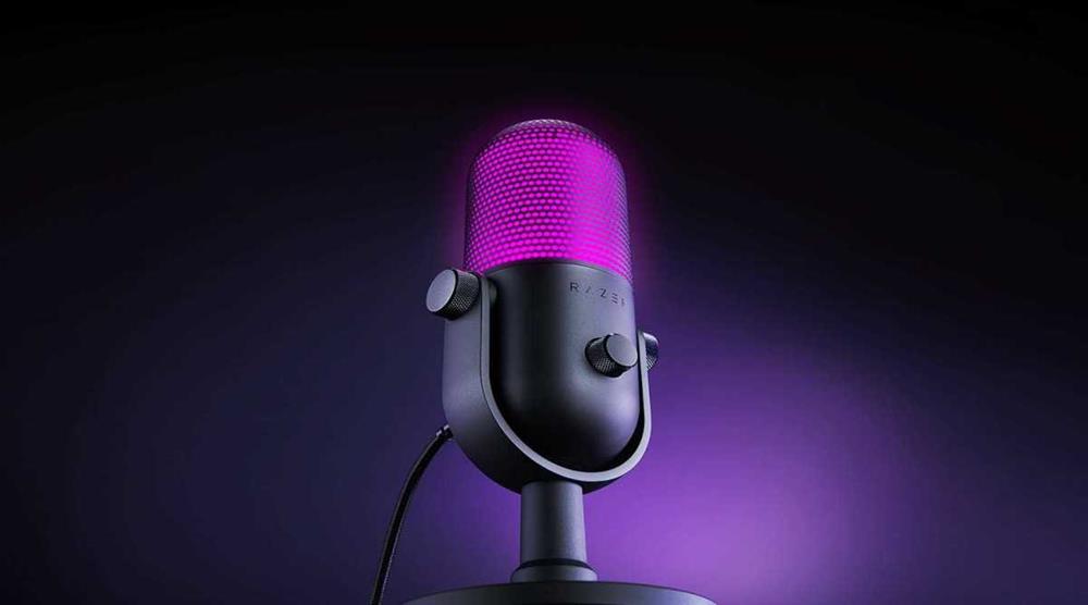 Microfone Razer Seiren V3 Chroma Preto