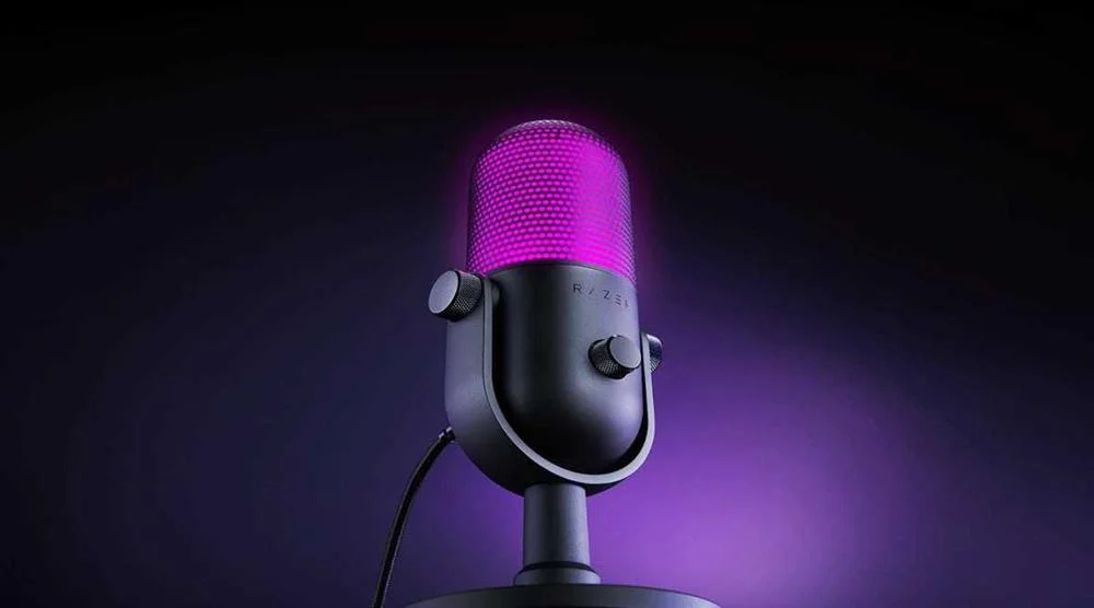 Microfone Razer Seiren V3 Chroma Preto