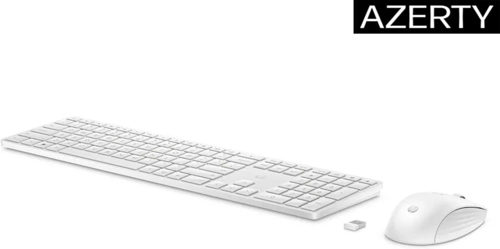 Teclado e Rato Hp 4r016AA Branco 