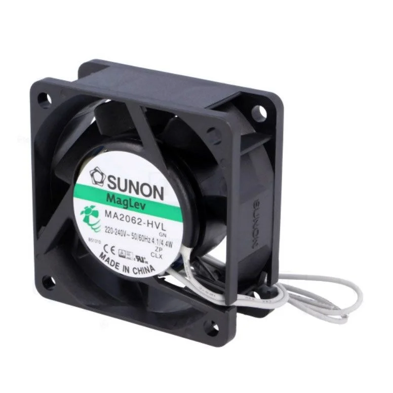 Ventilador: AC; transversal; 230VAC; 60x60x25mm; 2
