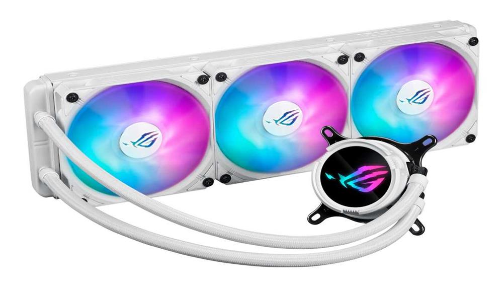 Asus Rog Strix Lc Iii 360 Argb White Edition Processor Liquid Cooling Kit 12 Cm