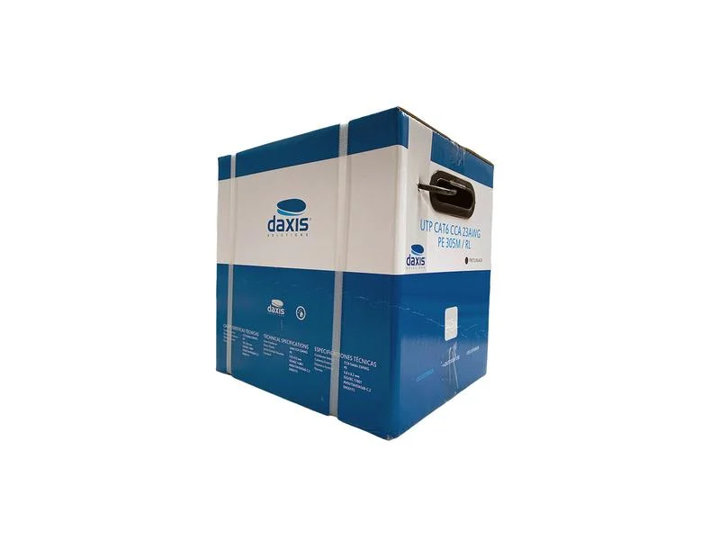 Cabo Utp Cat6 Cu 23awg Lszh 305m / Rl Preto
