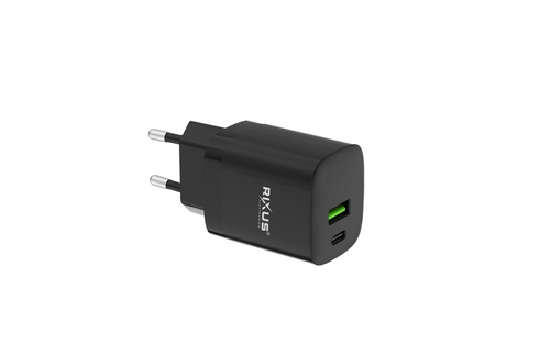Adaptador de Carregamento Rã¡pido Rixus Rx95 30w Preto