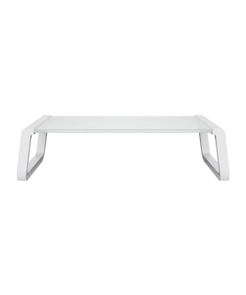 Podstawka Pod Monitor Trust Monta Glass Monitor Stand Wht (25351)