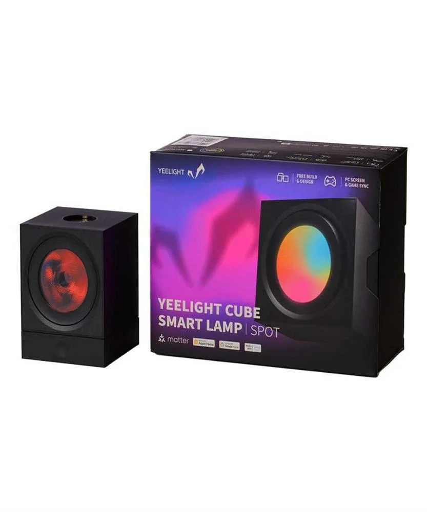 Yeelight Cube Candeeiro de Mesa Inteligente Wi-Fi.