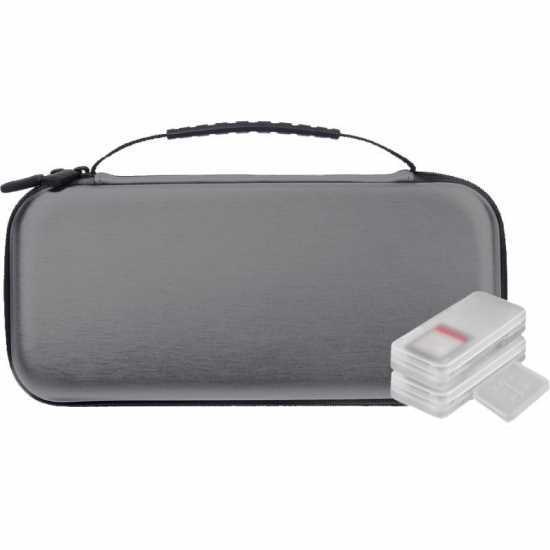 Estojo Nuwa Switch Lite Azul +4 Estojos de Jogo