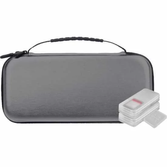 Estojo Nuwa Switch Lite Azul +4 Estojos de Jogo