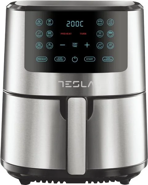 Fritadeira de Ar Sem Óleo Tesla Af501bx Prateado