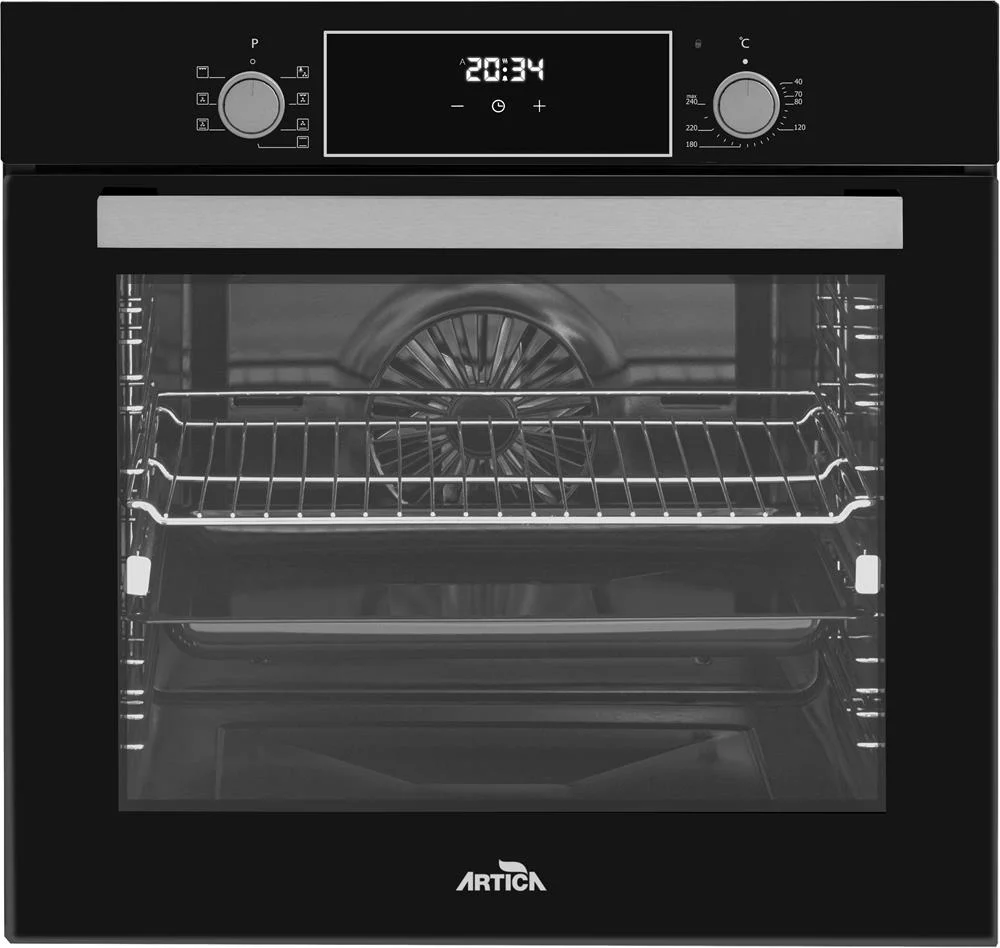 Forno Preto Artica Ahb82281bk Mf 80l Disp