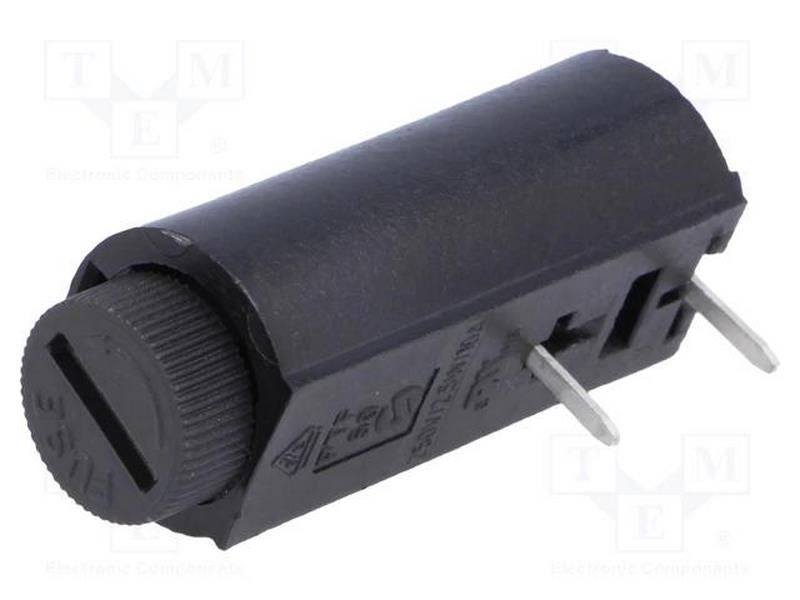 Porta Fusiveis 5x20mm 6a 250v Redondo
