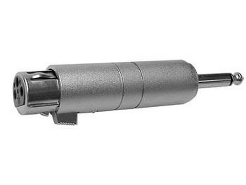 Adaptador Xlr Femea Para Jack 6.35 Macho