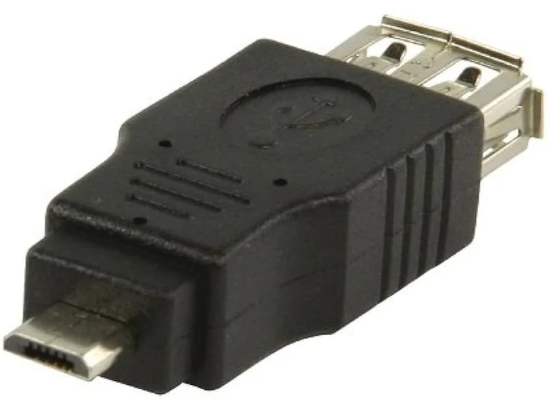 Adaptador USB A femea para micro USB B macho