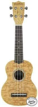 Native Soprano Ukulele Curly Ash