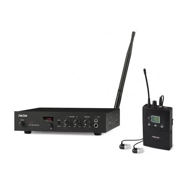 Sistema De Microfone Sem Fios In-ear Diversity Uhf