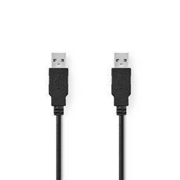 Cabo Usb A Macho Para Usb A Macho De 2.00mt