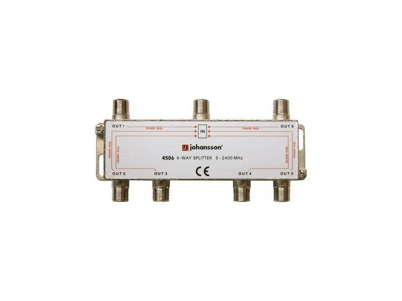 Distribuidor 6 Vias 6dc 5-2340mhz