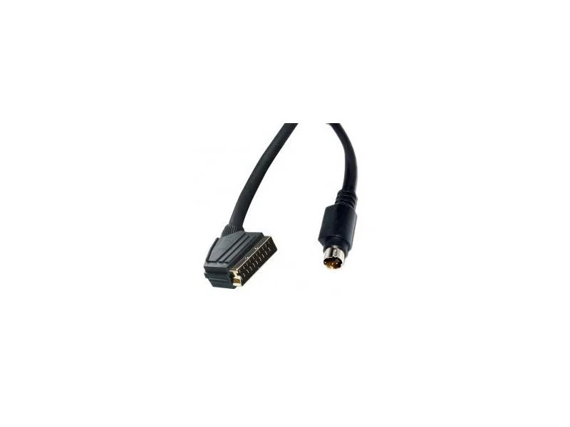 Cabo Scart Macho para Svhs Macho 2.5m