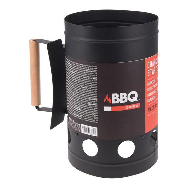 Acendedor para Churrasqueiras Zinco 27cm Cor Preto