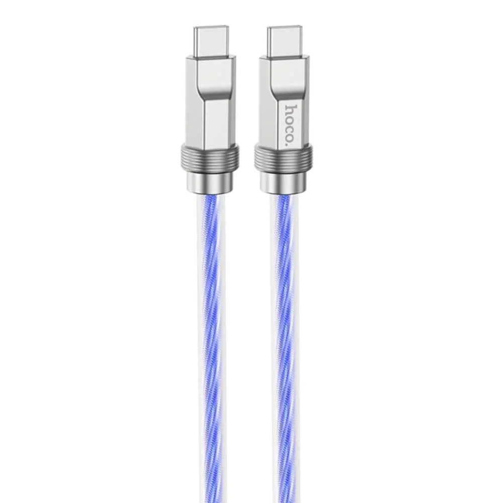 Cablu Type-C la Type-C PD100W, 1m - Hoco Crystal .