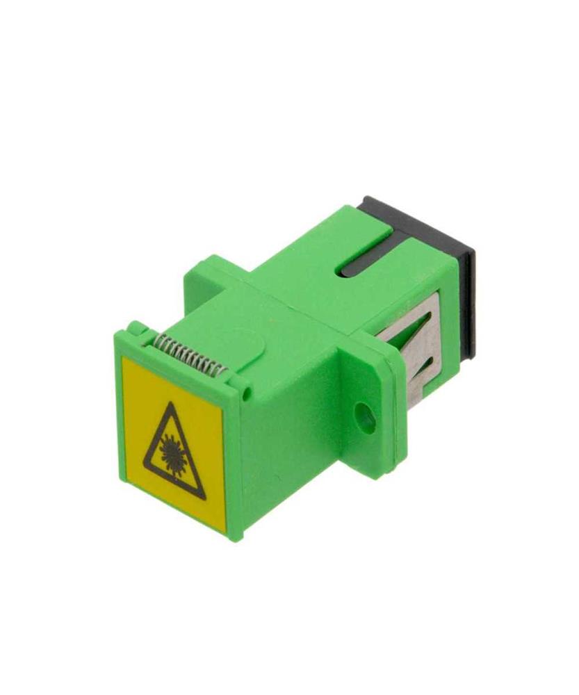Adaptador Sc/Apc Sm Sx com Abas e Tampa de Abertura Vertical