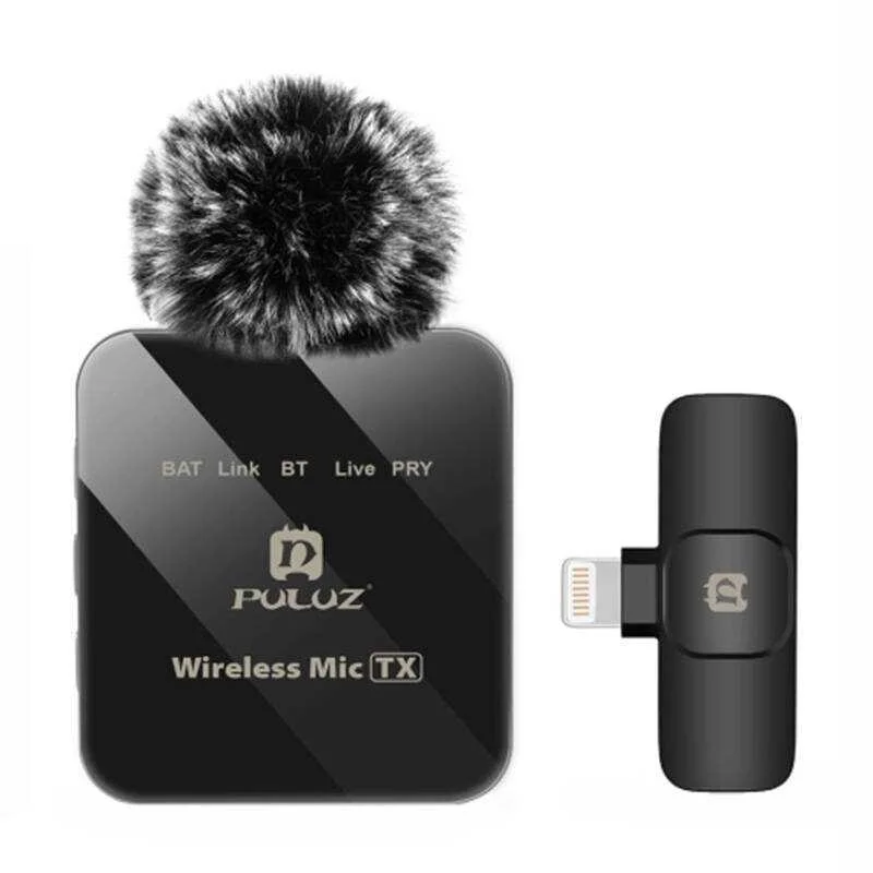 Wireless Lavalier Microphone Puluz Pu647b (Lightning)