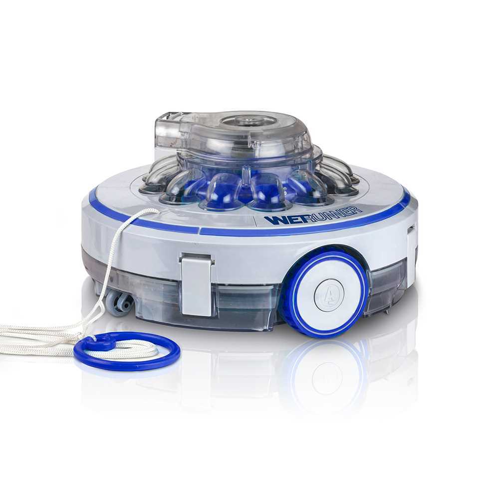 Wet Runner Robot a Bateria para Piscinas Elevadas.