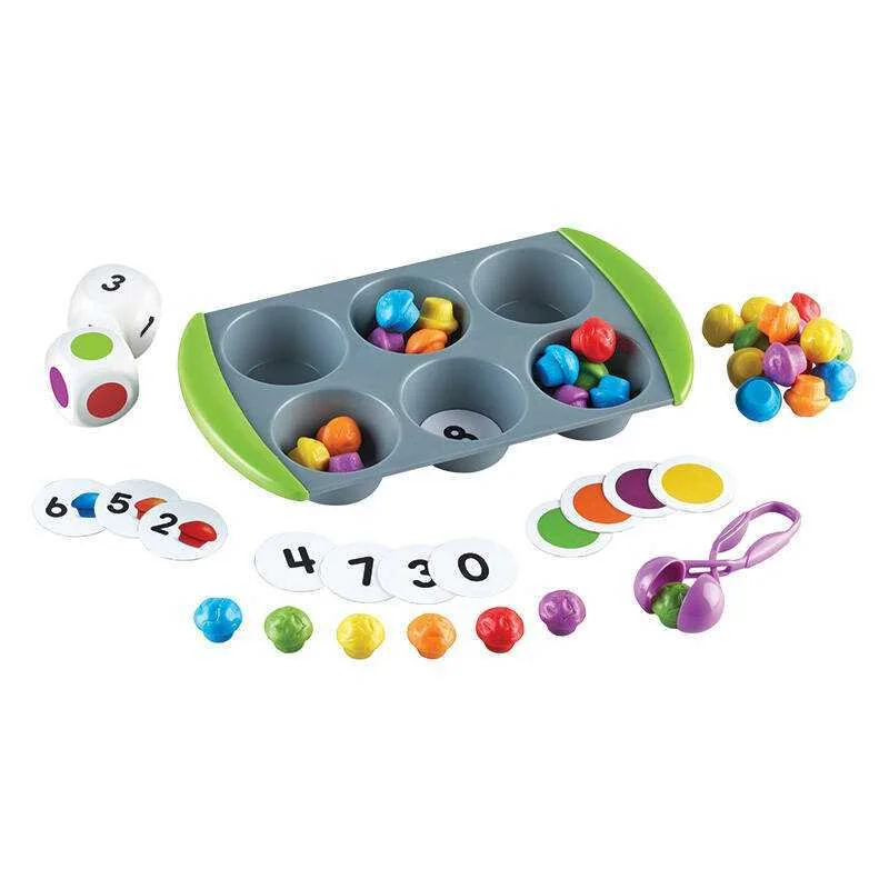 Conjunto de atividades matemáticas Mini Muffin
