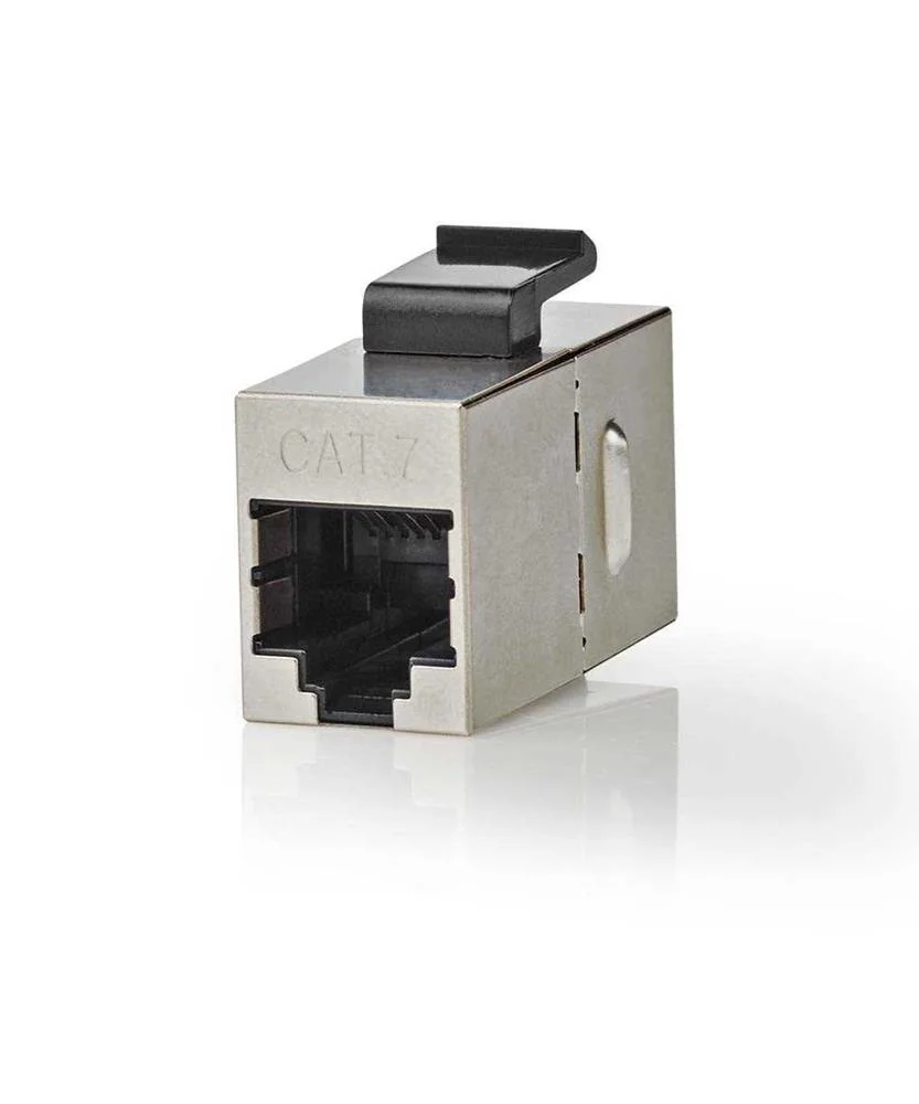 Acoplador de Rede Cat6a / Cat7 Blindado  Rj45
