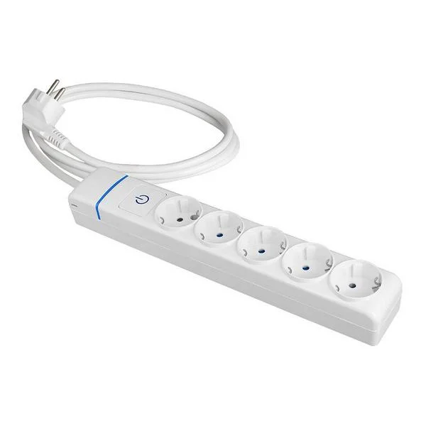 Extens&atilde;o com 5 Tomadas 2p+T, 16a 250v com Interru.
