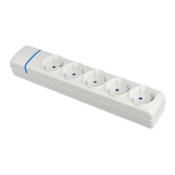 Extensão com 5 Tomadas 2p+T, 16a 250v. 8005p Sole.