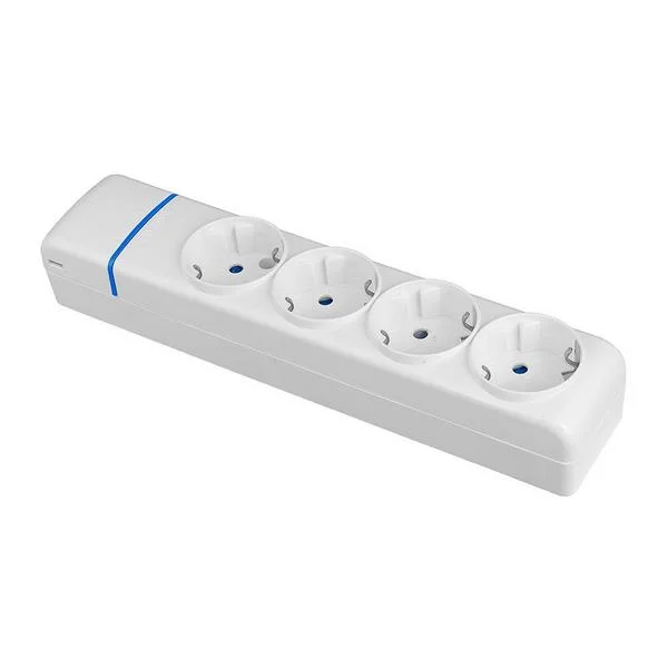 Extensão com 4 Tomadas 2p+T, 16a 250v 8004p Solera